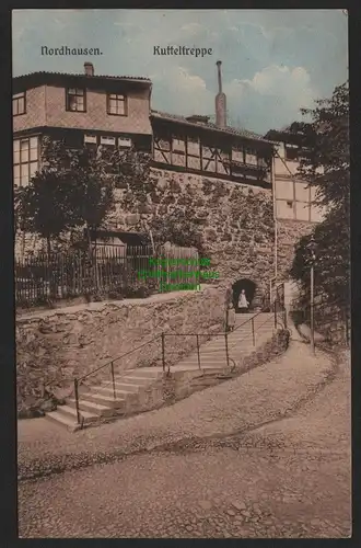 155141 AK Nordhausen Kutteltreppe um 1910