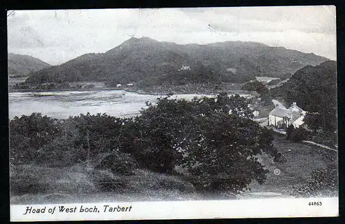 38171 AK Haed of West Loch Tarbert 1908 nach Interlaken Schweiz Hebrideninsel