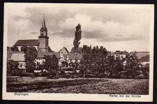 49988 AK Güglingen Häuser Kirche 1931