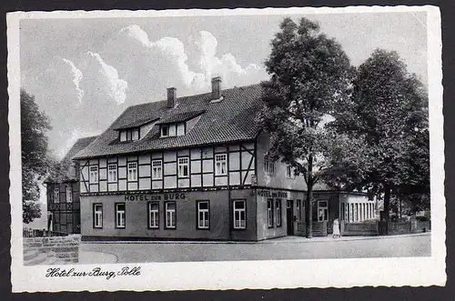 63646 AK Polle Weserbergland Hotel Restaurant Zur Burg Gasthaus Wirtshaus Gastst