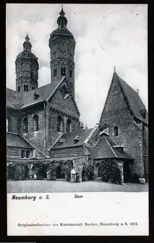 41310 AK Naumburg a.S. 1912 Dom Originalaufnahme