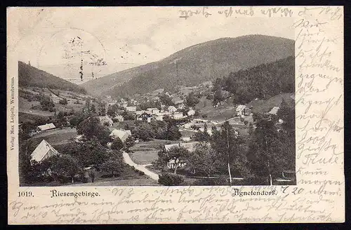 61782 AK Riesengebirge Agnetendorf 1901