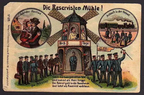 62954 AK Reseve Reservisten Mühle 1910 Mole