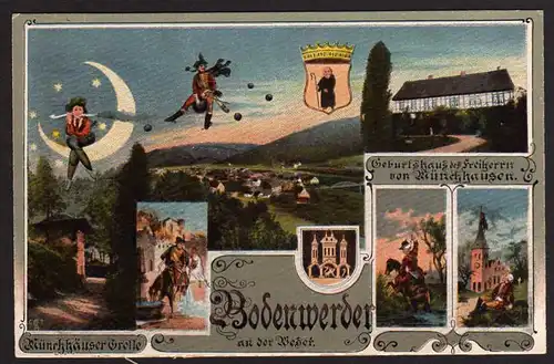 44620 AK Bodenwerder Geburtshaus des Freiherrn von Münchhausen um 1920