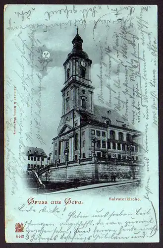 64759 AK Gera Salvatorkirche 1899