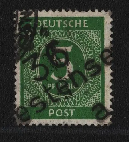 h6237 SBZ Handstempel Bezirk 36 Bestensee Ziffer 5 gestempelt gepr. BPP