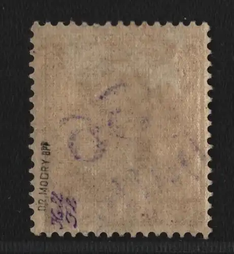 h6432 SBZ Handstempel Bezirk 36 Halbe violett 24 Pfg. * gepr. BPP