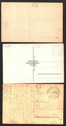 143892 3 AK  Hammer am See Sudetenland Forsthaus Seehof um 1920 Feldpost 1941