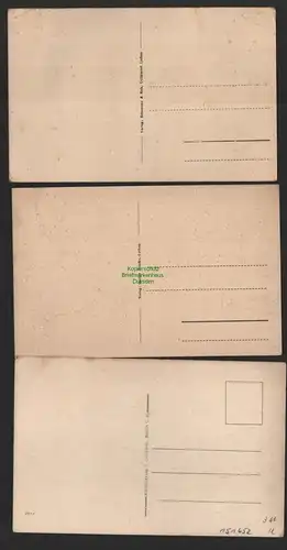 151652 3 AK Luftkurort Lychen Zensee Panorama mit Stadtsee um 1925