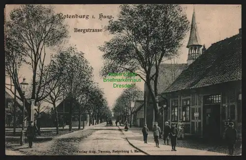 151682 AK Rotenburg i. Hannover 1906 Bergstrasse