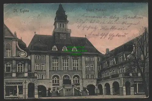 151602 AK Deutsch Eylau Ilawa Wpr. 1915 Neues Rathaus