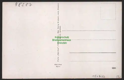 151477 AK Steinbach-Hallenberg Rathaus mit Krieger Denkmal um 1935