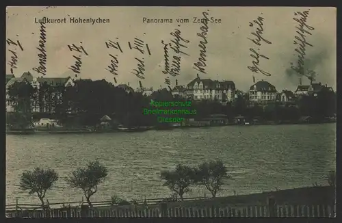 151529 AK Hohenlychen Panorama vom Zens See 1916 Verlag Goldiner Berlin
