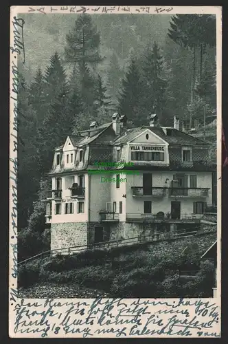 151446 AK Badgastein 1931 Österreich Villa Tannenburg Kurhaus Pension Eilboten n