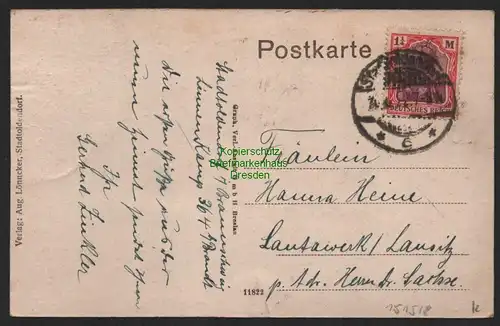 151518 AK Stadtoldendorf 1922 Partie am Hagentor
