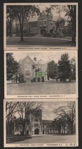 151443 3 AK Poughkeepsie N.Y. USA  New York President´s House 1924 Taylor Hall