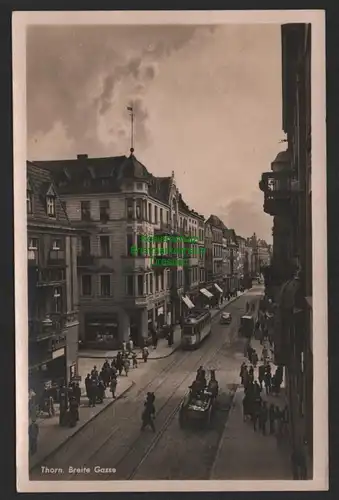 155288 AK Thorn Torun um 1935 Breite Gasse