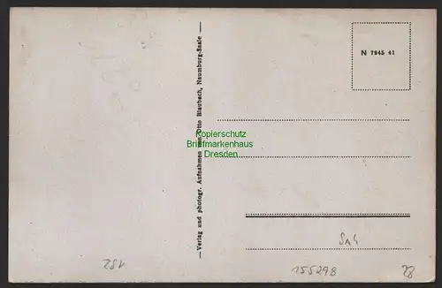 155298 AK Bernsdorf Gasthof um 1940 Dorfstraße Kriegerdenkmal Schule Kirche