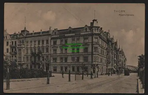 155250 AK Thorn Torun 1911 Friedrichstrasse Restaurant im Eckhaus