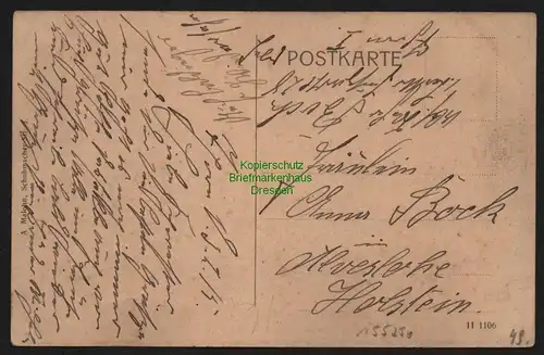 155250 AK Thorn Torun 1911 Friedrichstrasse Restaurant im Eckhaus