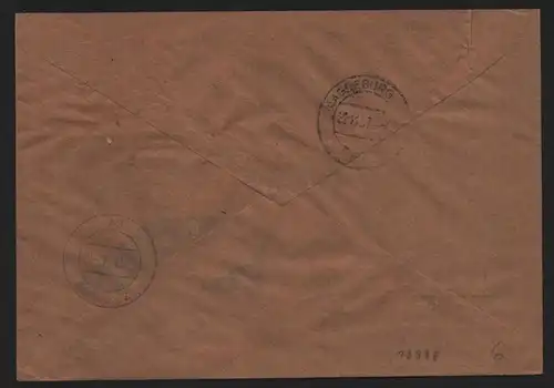B13998 DDR ZKD Brief 1957 2x10 7021 Zerbst Rat des Kreises an nach Magdeburg