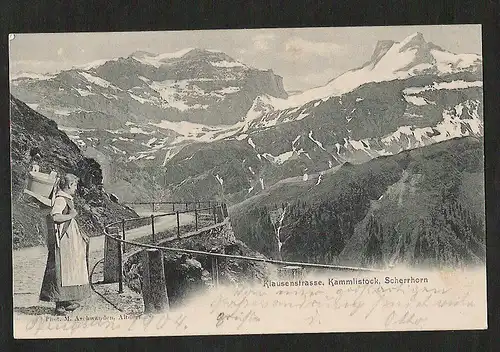 21118 AK Klausenstrasse Kammlistock Scherrhorn 1904 Klausenpass Kanton Uri