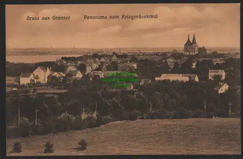 151702 AK Gransee Panorama 1912