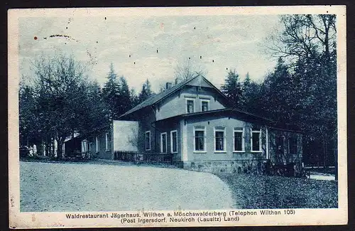 68672 AK Wilthen a Mönchswalderberg Waldrestaurant 1930