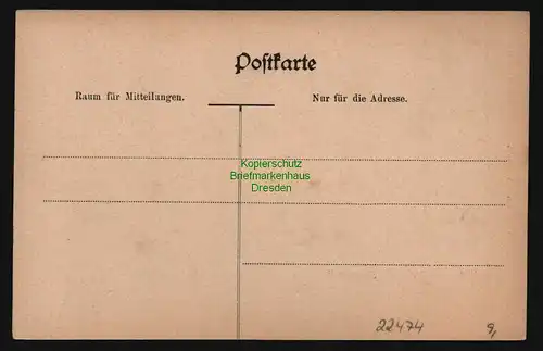 22474 AK Bad Koesen Kösen ungelaufen Verlag : Max Schmidt Naumburg