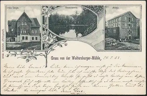 23072 AK Woltersburger Mühle Villa Voigts 1903 Oldenstadt bei Uelzen