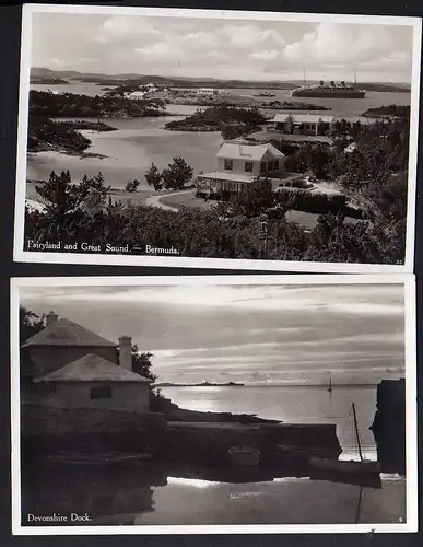 64022 2 AK Bermuda Fairyland Great Sound Devonshire Dock 1933