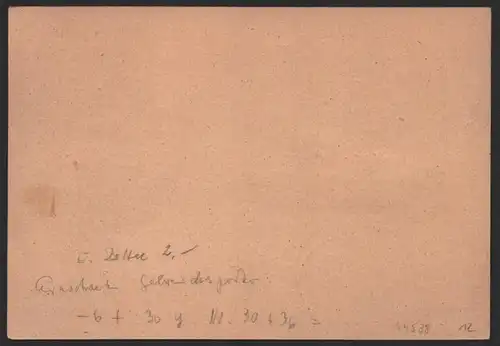 B-14538 Lokalausgabe Großräschen Postkarte Einschreiben 16.1.46 nach Zittau