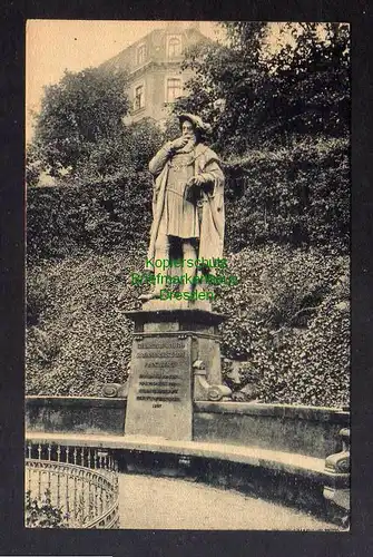 128191 AK Annaberg Erzgebirge Denkmal Georg des Bärtigen Begründer der Stadt