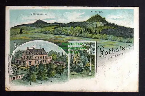 132581 AK Rotstein Rothstein 1907 Restaurant Georgenberg