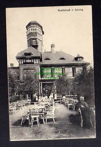 132515 AK Karlsbad Aberg 1925  Kaffee Restaurant