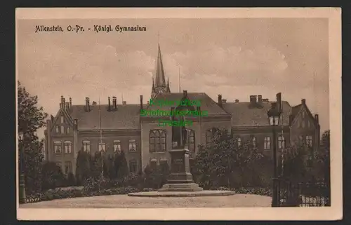 139931 AK Allenstein Olsztyn Ostpreußen Kgl. Gymnasium um 1915