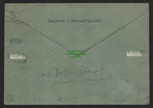 B11232 Brief SBZ 5A Notstempel Peitz nach Cottbus Oder gepr. Schmidt VPEX