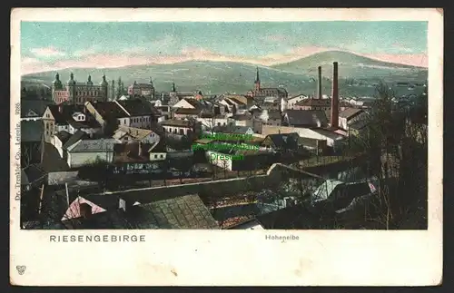 144146 AK Vrchlabi Hohenelbe um 1900 Panorama Riesengebirge
