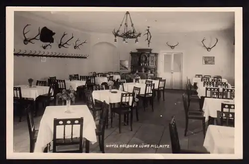 35959 AK Pillnitz Hotel Goldener Löwe Jagdzimmer Restaurant um 1930