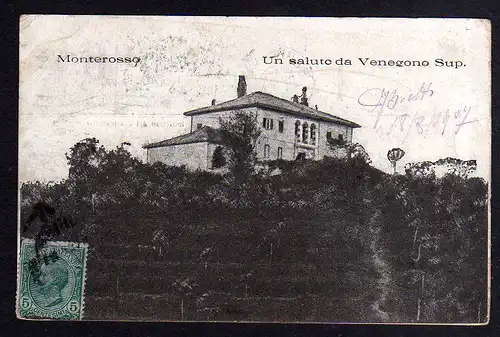 92952 AK Monterosso Un saluto da Venegono Sup 1907