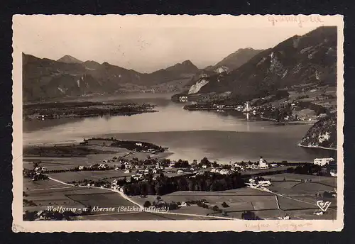 91860 AK Strobl Salzburg Parkvilla 1941 Wolfgang - u. Arbersee Salzkammergut