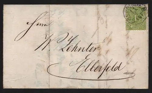 B11766 Brief Württemberg 43 Goettingen 1875 nach Elberfeld