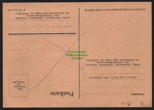 B11565 Postkarte Görzke am Fläming Vorwärts zum 2. Deutschlandtreffen Frieden