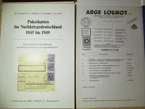 Deutsche Barfrankaturen und Notentwertungen ab 1945 Literaturpaket Hefte 1 - 55