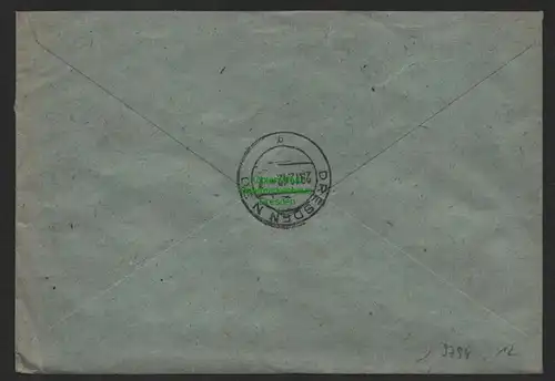 B9794 R-Brief Gebr. Hörmann A.-G. Weißenborn ü. Freiberg Sachs Max Herrmann 1942