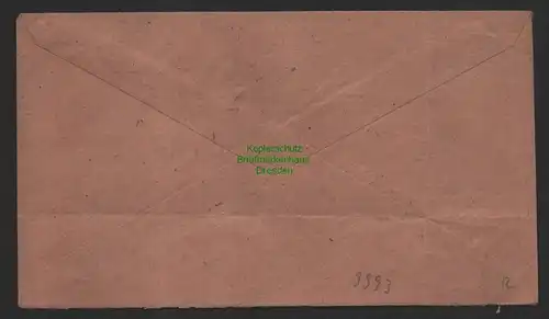 B9993 Brief SBZ Gebühr Währungsreform 1948 Zehnfach Leipzig C1 nach Grillenburg