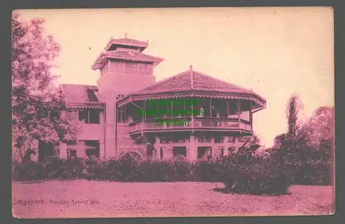 141951 AK Singapur Republic of Singapore Tanjong Kalong Villa um 1920