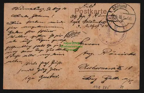 148225 AK Daugavpils Dünaburg Lettland Feldpost 1918 Marktplatz mit Kolonaden