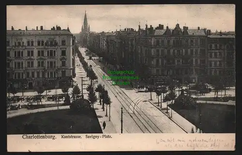 148075 AK Berlin Charlottenburg Kantstr. Savigny Platz um 1910