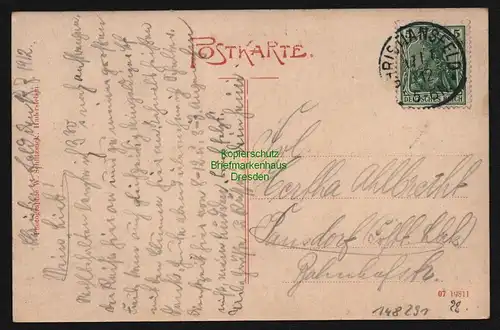 148291 AK Christiansfeld Sonderjylland Dänemark Geschäft H.T. Gemuseus 1912